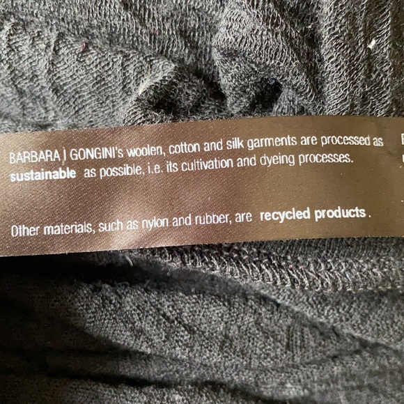 Barbara I Gongini💯Wool BlackCardigan NewWithTags - Picture 10 of 12